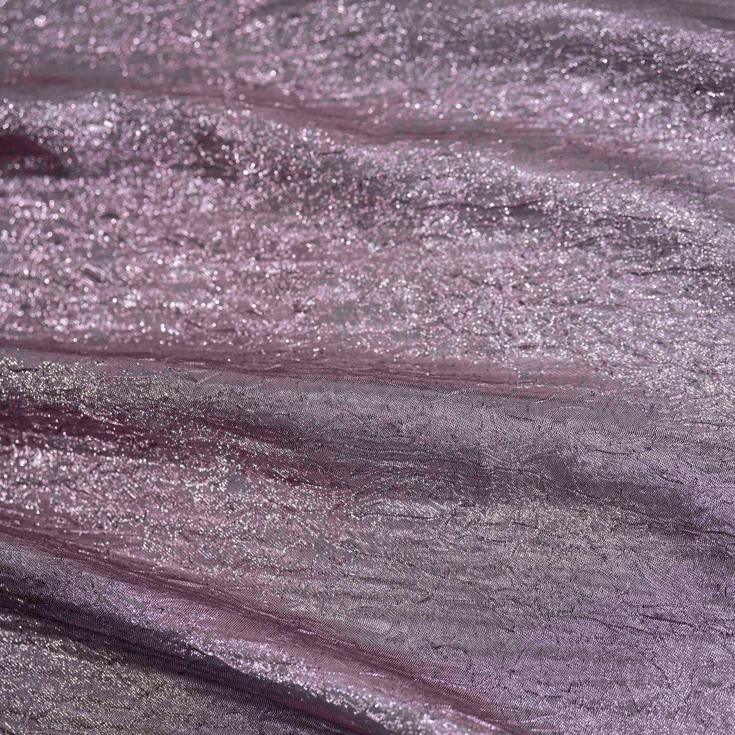 Metallic Crushed Brocade Fabric